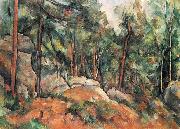 Paul Cezanne Im Wald oil